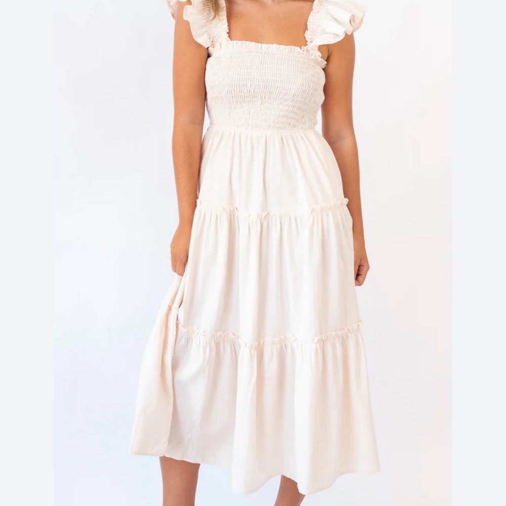 Pinch Ruffle Dress